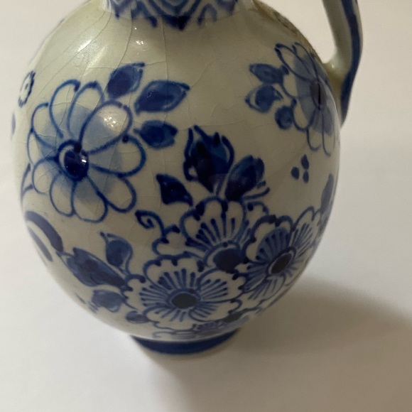 RARE Delft De Porceleyne Fles Holland Netherlands Blue White Miniature Jug 364 - Picture 9 of 11
